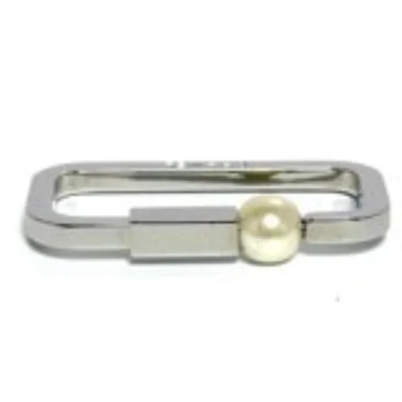 Chanel Women's Key Holder Ring Faux Pearl - Picture 7 of 9